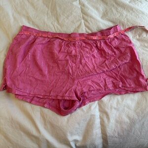 PINK Victoria's Secret Sparkle Pink Sleep Shorts